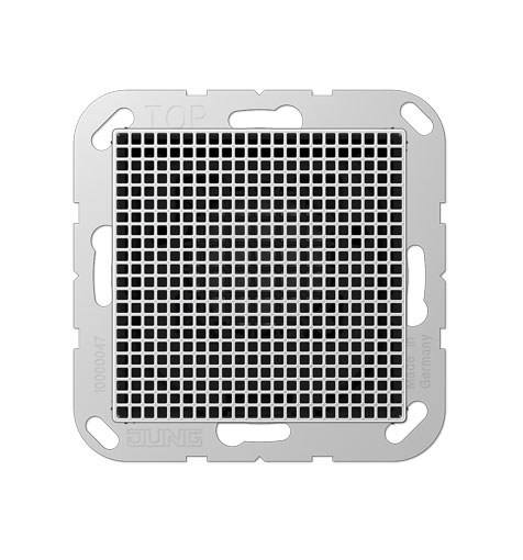 Jung Lautsprechermodul ca. 2,5W / 4Ohm / 120-15000Hz / Thermoplast Aluminium lackiert