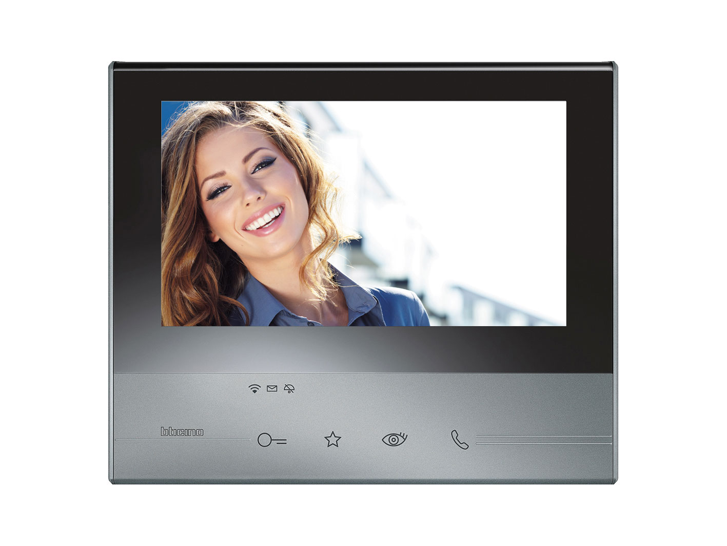Bticino AP-Videohausstation CLASSE300 X13E mit Smartphone-Anbindung / Dark