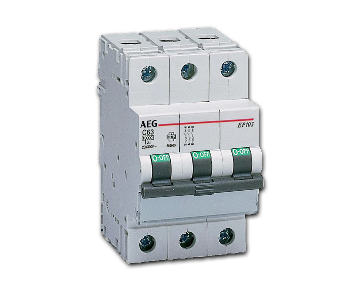 Leitungsschutzschalter 3-polig 20A / 10kA/C / 13A / EP103C20 / 3M / Kennlinie C