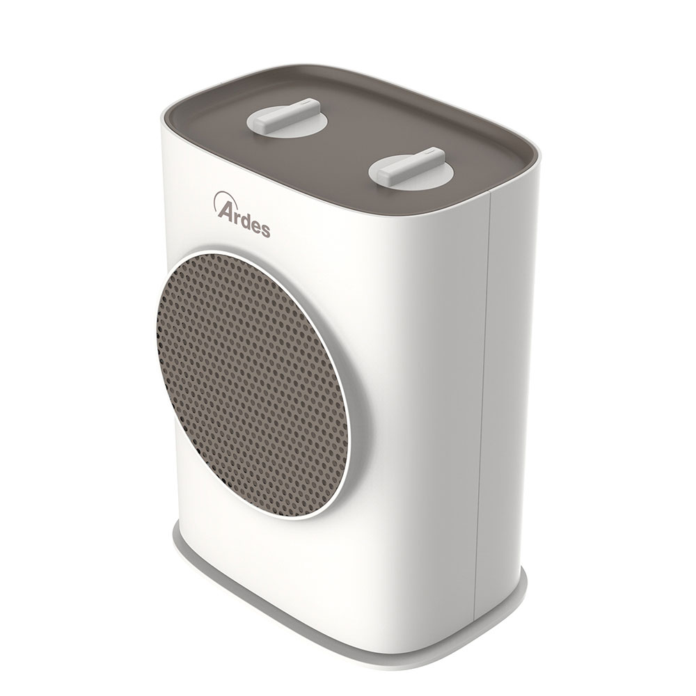 Keramikheizlüfter Sound O / 2 Stufen / 1.500W / Oszillation / Thermostat / Kippschutz