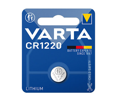 Varta Professional Electronics Knopfzelle Lithium 3,0 V / 35mAh / 1220 / CR1220 - 1er Blister