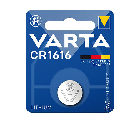 Varta Electronics Professional Knopfzelle Lithium 3,0 V / 55 mAh / 1616 / CR1616 - 1er Blister