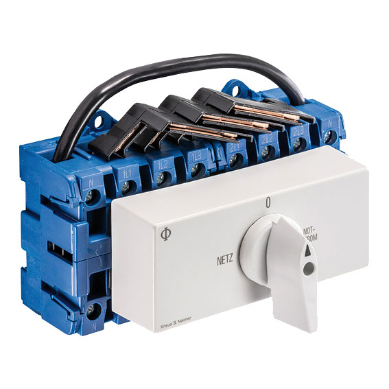 Notstrom-Umschalter 4-polig / 32A / 11kW