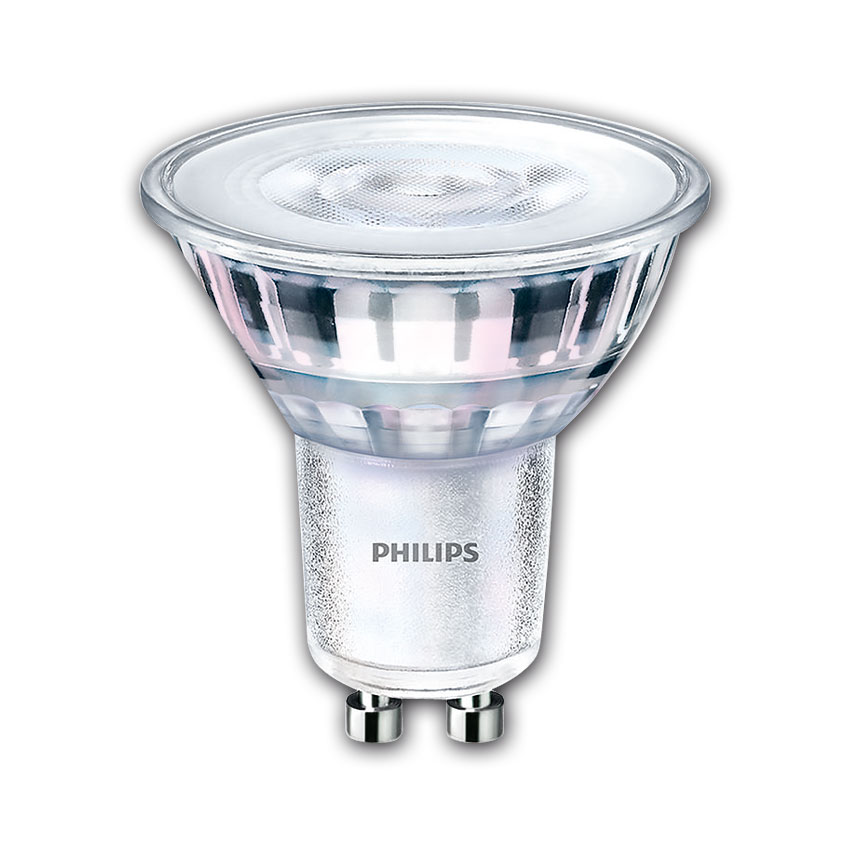 CorePro LED Spot Reklektorlampe 345 Lumen / 4-50W / GU10 / 220-240V / 36 Grad / 3.000 K / 830 Warmweiß klar dimmbar