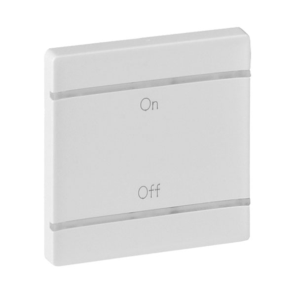 Legrand Valena Life Wippe MyHome 2-m "ON-OFF" / Ultraweiß glänzend