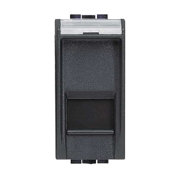Legrand LivingLight Datendose UTP RJ45 / KAT6 / 1-modulig / Anthrazit