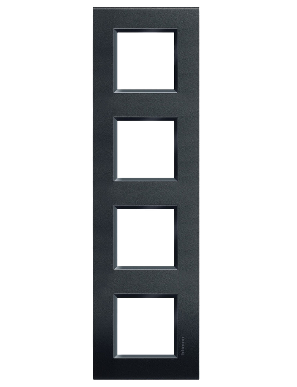 BTicino LIVINGLIGHT Abdeckrahmen 4-fach / 4 x 2 Module / Anthrazit matt