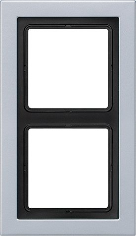 Jung Rahmen 2-fach / Serie LS / Aluminium