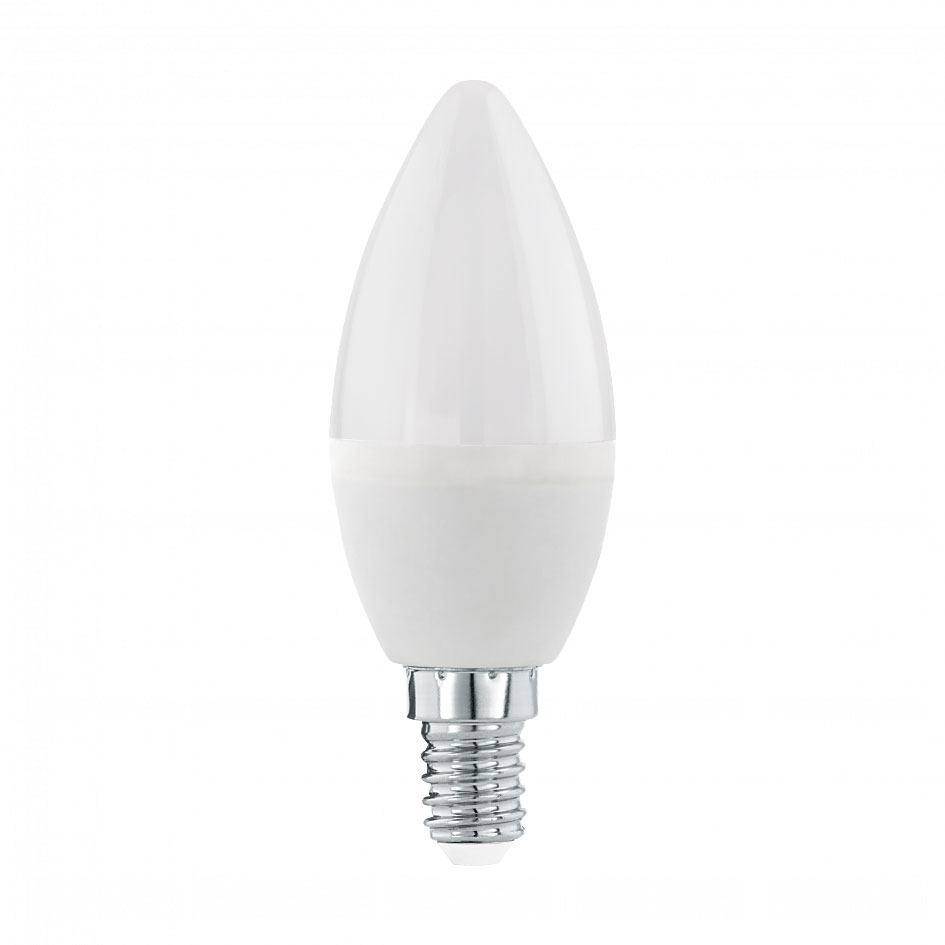 LED-Kerzenlampe C37 / 470 Lumen / 5 W / E14 / 220-240V / 3.000K / Warmweiß opal