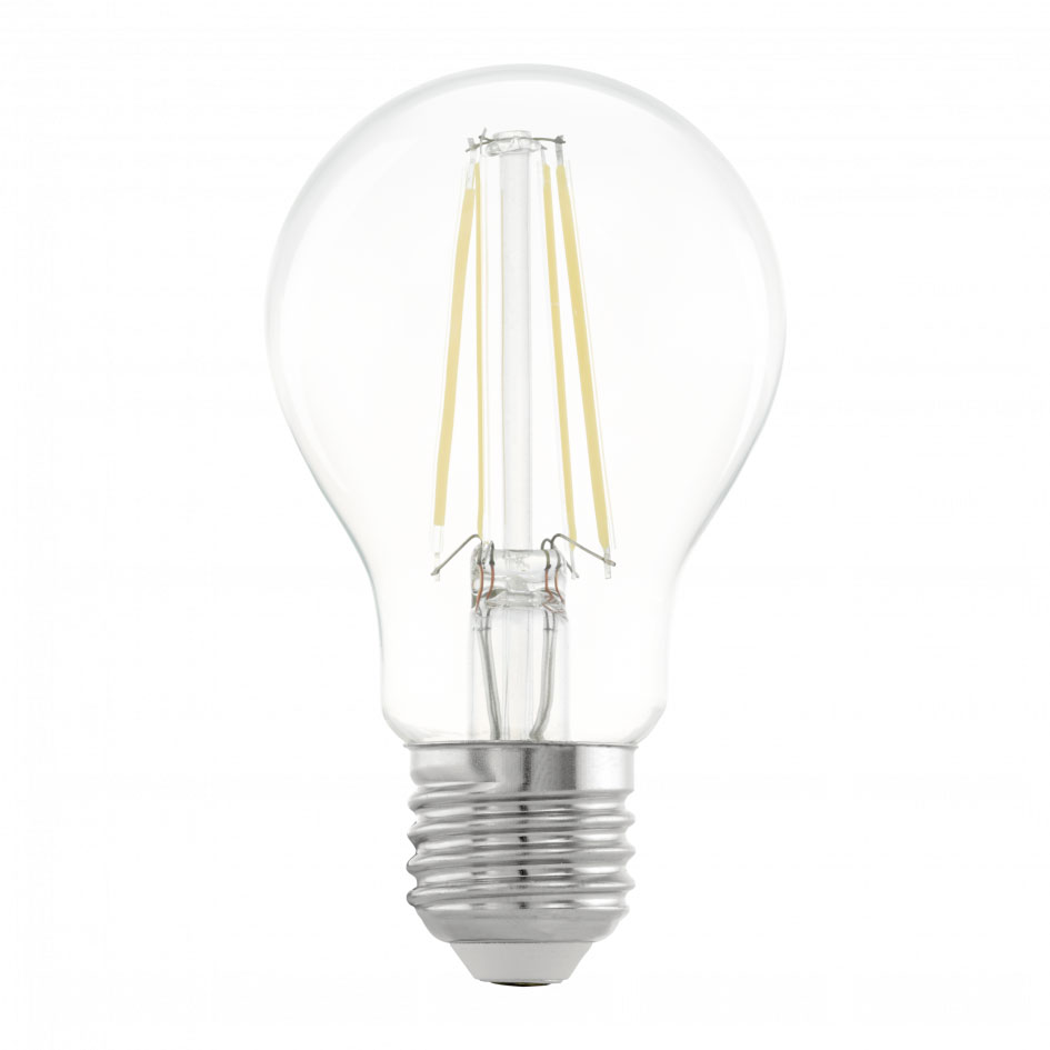 LED Filament Glühlampe A60 / 806 Lumen / 7W / E27 / 230V / 2.700K / 827 Warmweiß klar