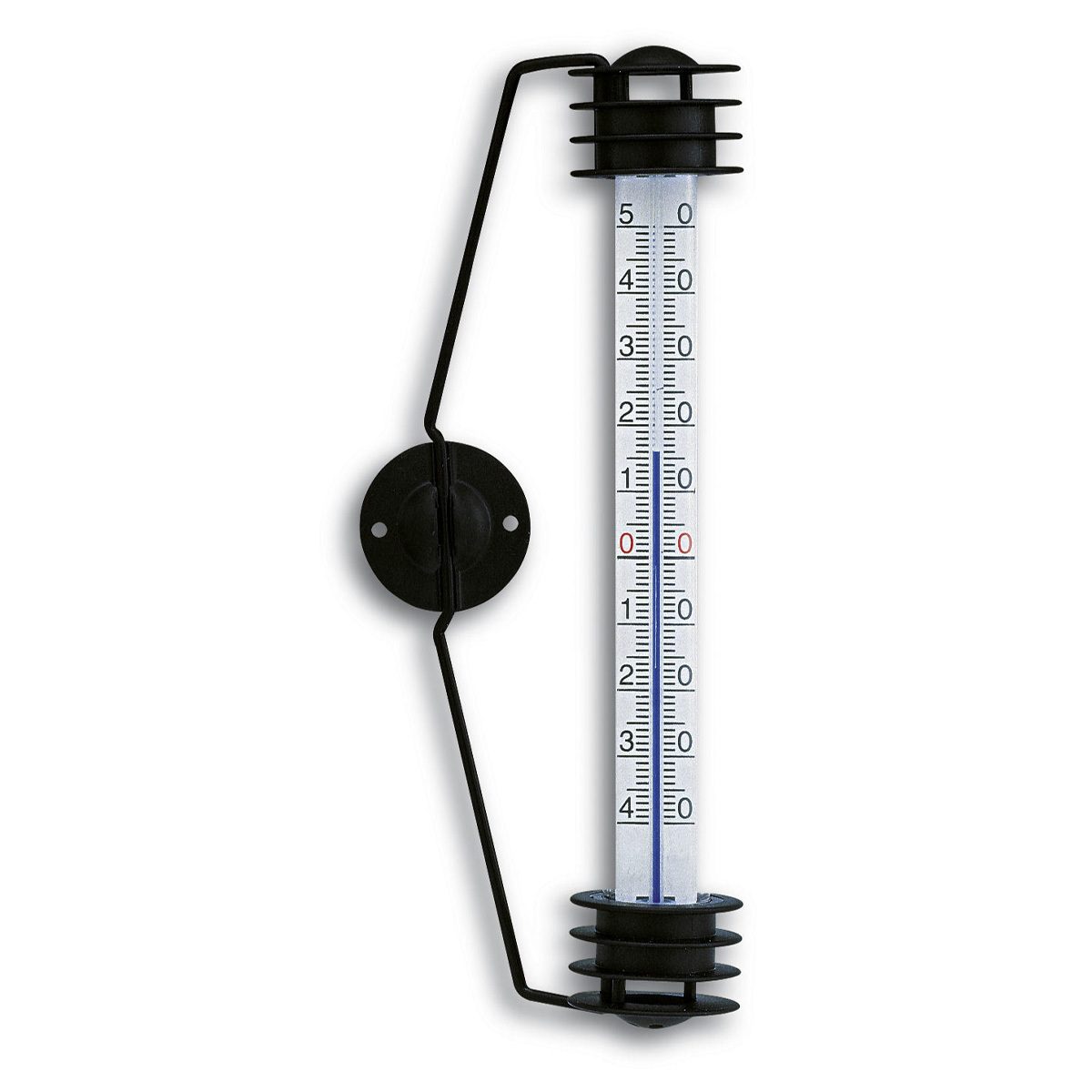 Analoges Fensterthermometer mit Metallhalter 