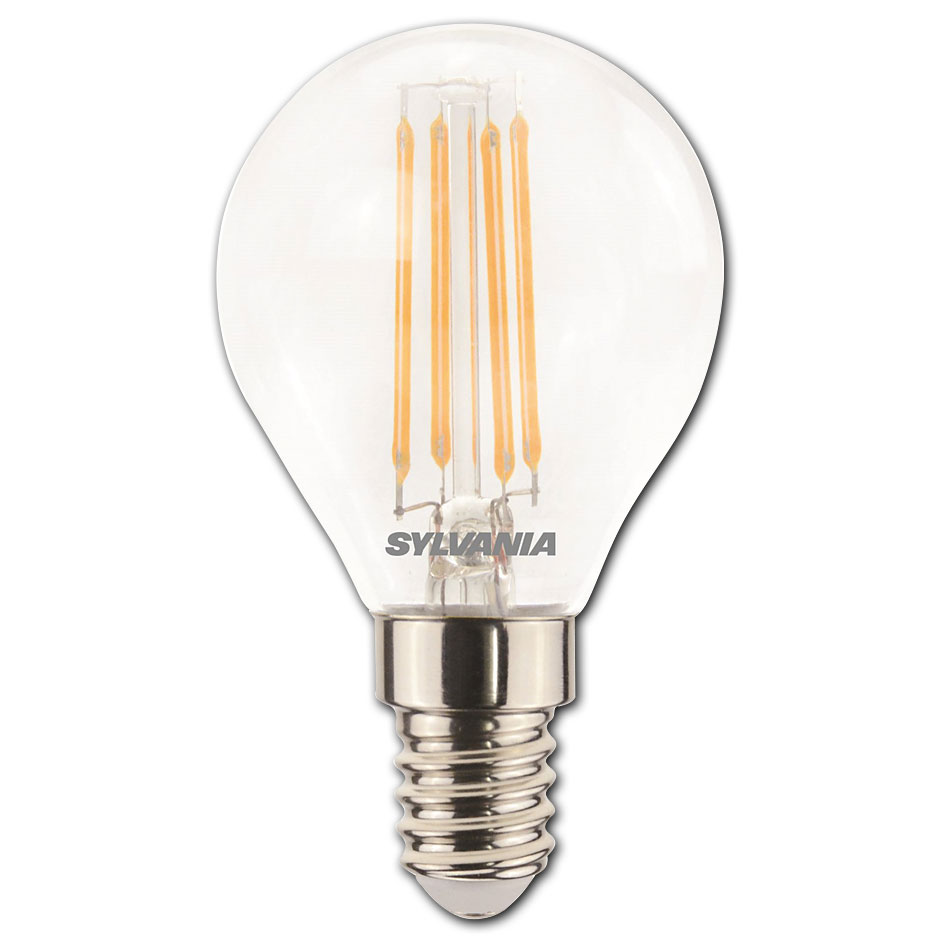 ToLEDo Retro LED Filament Kugellampe 470 Lumen / 4,5 W / E14 / 230V / 2.700 K / 827 Warmweiß klar
