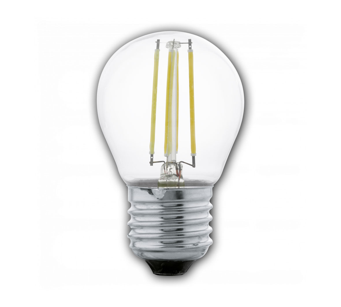 LED Filament Kugellampe G45 / 350 Lumen / 4W / E27 / 220-240V / 2.700K / 827 Warmweiß klar
