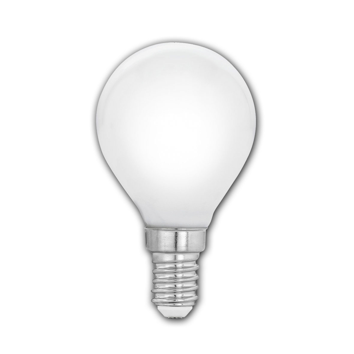 LED Filament Kugellampe P45 / 806 Lumen / 7W / E14 / 220-240V / 360° / 2.700K Warmweiß opal