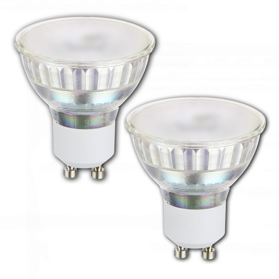 2er Packung LED Reflektorlampen / 400 Lumen / 2,9W / GU10 / SMD / 220-240V / 4.000 K / Neutralweiß
