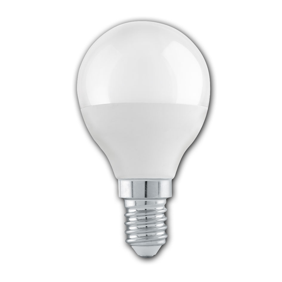 LED Filament Kugellampe P45 / 470 Lumen / 4,9W / E14 / 220-240V / 3.000K / 830 ww / mit Stufendimmer