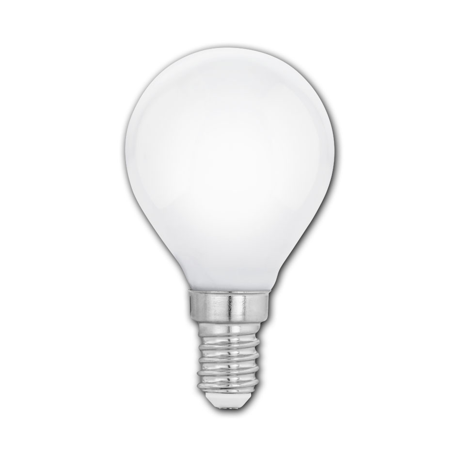 LED Filament Kugellampe / 470 Lumen / 4W / E14 / 220-240V / 360° / 2.700K Warmweiß