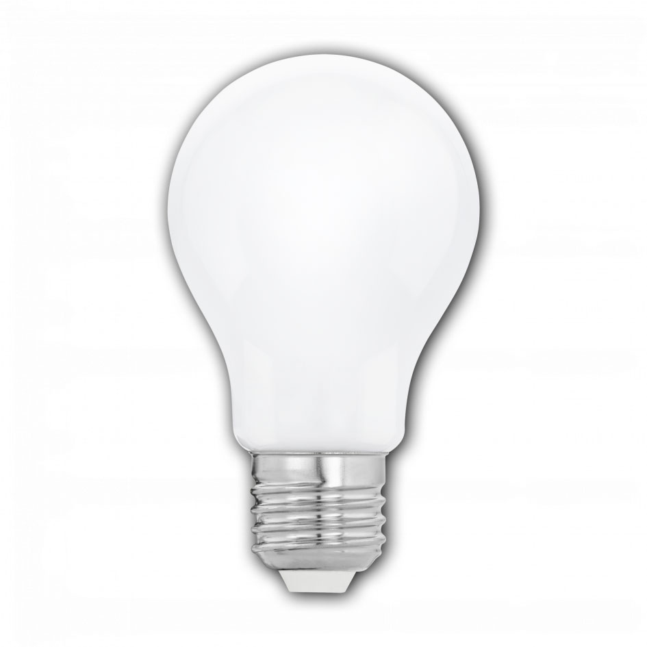 LED Filament Glühlampe A60  / 806 Lumen / 7W / E27 / 220-240V / 360° / 2.700K / Warmweiß opal