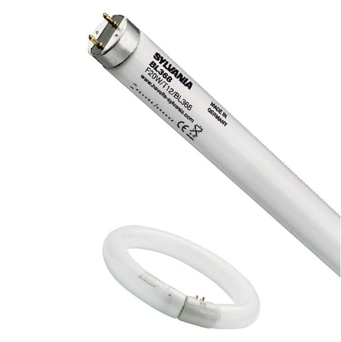 T8 Ersatzröhre für Insektenvernichter / 18 W / G13 / 230-240V / Blacklight BL368 frosted