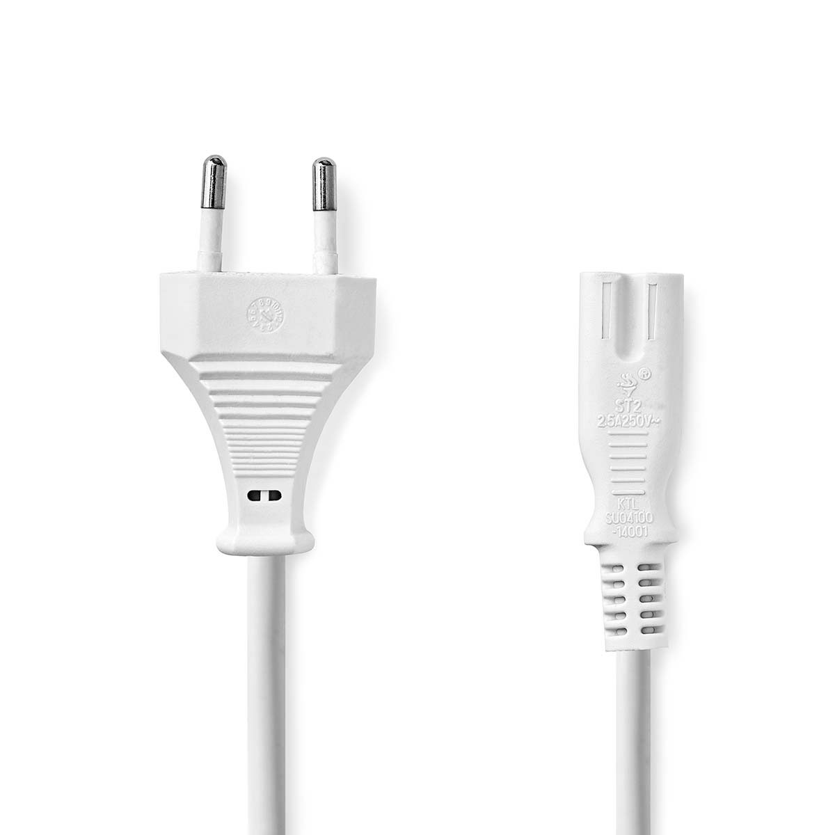 Anschlußkabel mit Stecker weiß / 2m /  für die LED Balken T5 mit Schalter