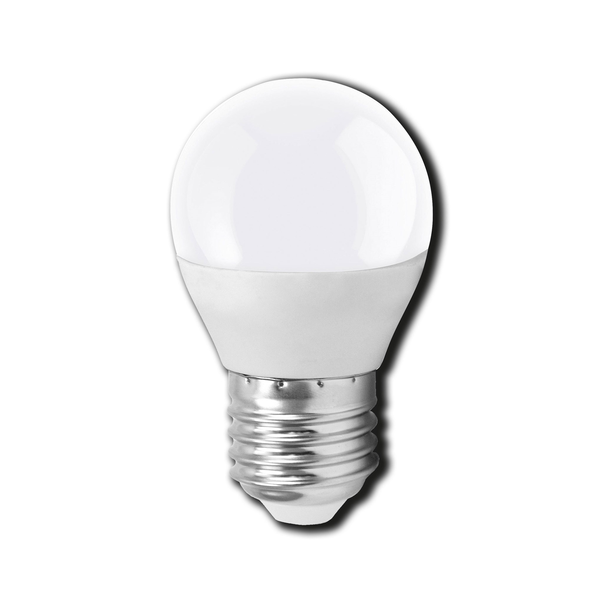 LED Kugellampe G45 / 470 Lumen / 4,9W / E27 / 220-240V / 3.000K / Warmweiß opal