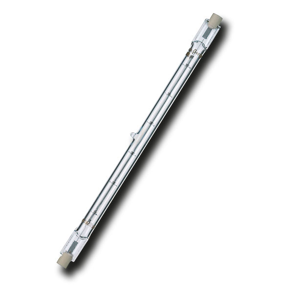 HV Halogenleuchtstab 2-sockelig / 21.000lm / 1.000W / R7s / 230V / L 185.7 mm / 3.000K / ww klar dimmbar