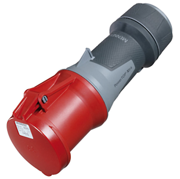 CEE-Kupplung PowerTOP Xtra / 63A / 5p / 400V / 6h / IP44