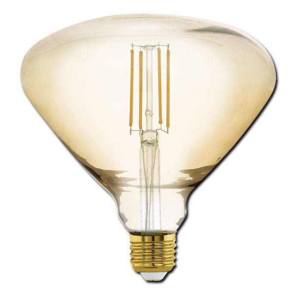 LED Filament Dekolampe BR150 / 470 lm / 4,5W / E27 / 220-240V / 2.200K / ww / dimmbar
