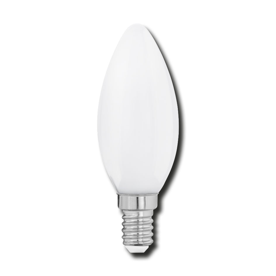 LED-Filament-Kerzelampe C35 / 470lm / 4W / E14 / 220-240V / 2.700K ww opal