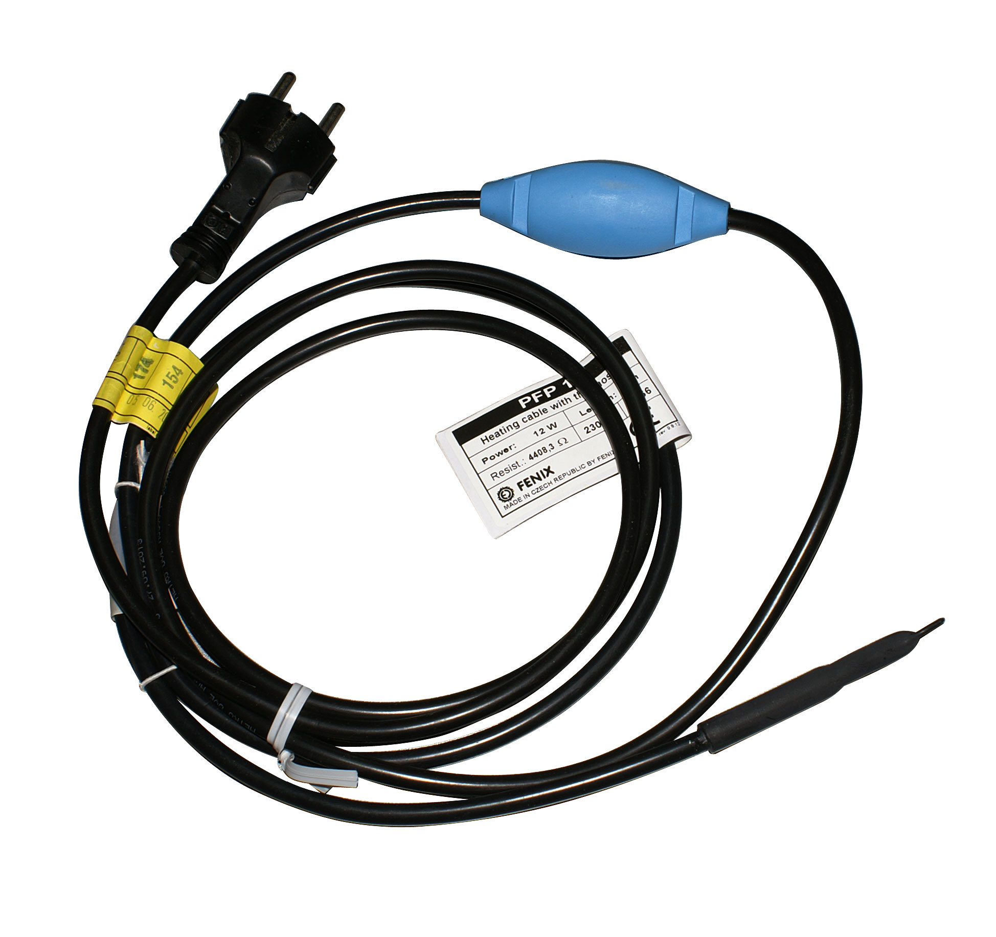 PFP Rohrbegleitheizung HVH PFP 42 m / 490 Watt mit Anschlusskabel 1,5m / eingebauter Thermostat
