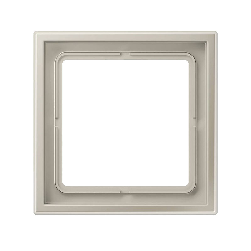 Jung Rahmen 1-fach / Thermoplast bruchsicher / Serie LS / Edelstahl lackiert