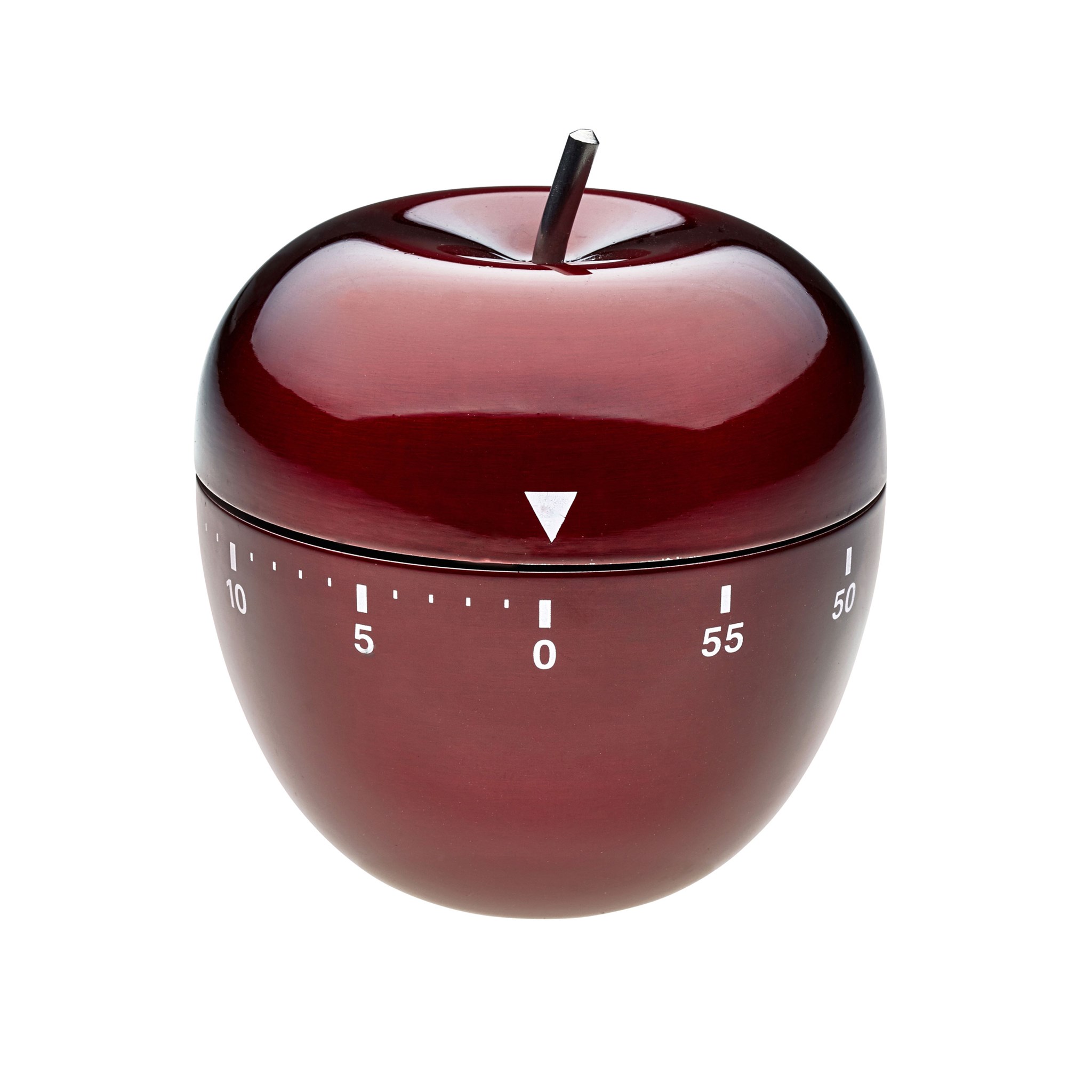 Eieruhr Apfel rot / Edelstahlgehäuse