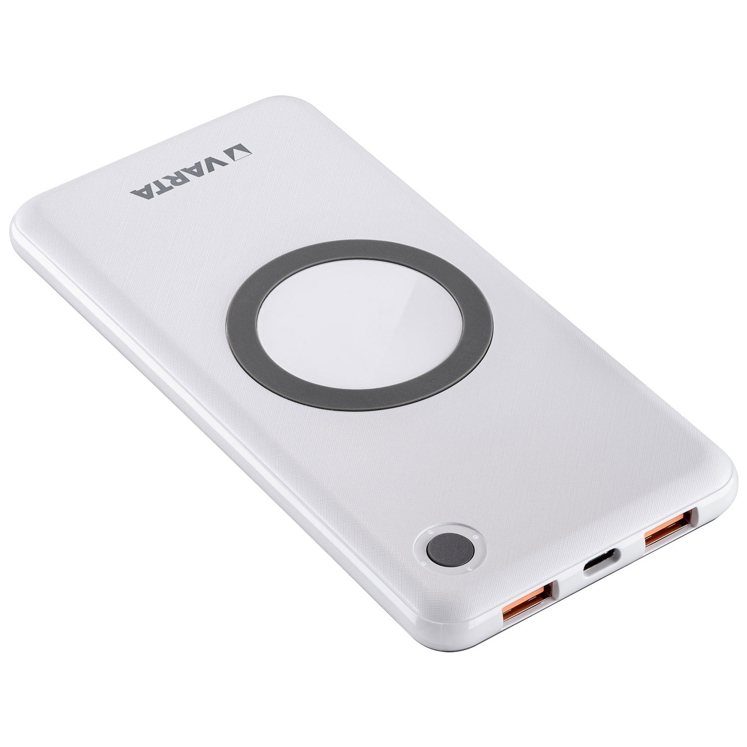 Varta 2 in 1 Wireless Charger und Power Bank V57913 / 10.000mAh / 3,7V / mit USB Typ C Ladekabel 50 cm
