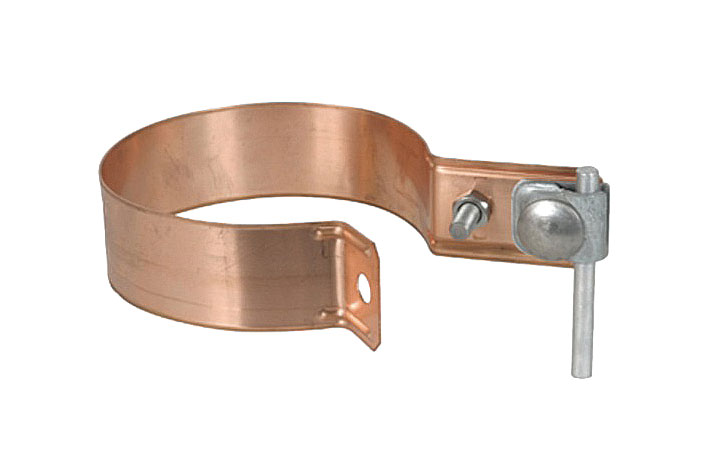 Regenrohrschelle 100 mm, Kupfer