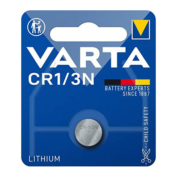 Varta Professional Electronics Knopfzelle Lithium / 3,0 V / 170 mAh / 1/3N / 2L76 / CR 11108 / CR1/3N - 1er Blister