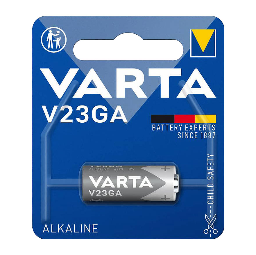 Varta Electronics Alkaline Special Batterie / 12V / 52 mAh / LRV08 / MN21 / 23A / A23 / V23GA - 1er Blister