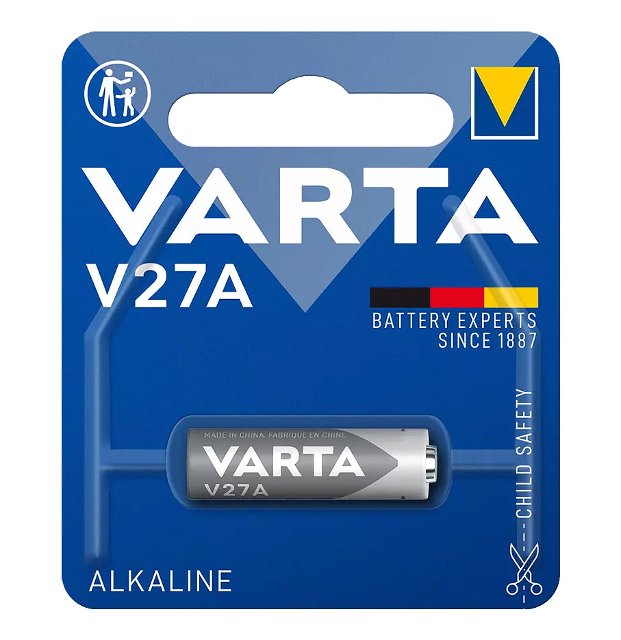 Varta Alkaline Special Electronics Batterie / 12V / 19 mAh / MN27 / A27 / 27A / V27A - 1er Blister