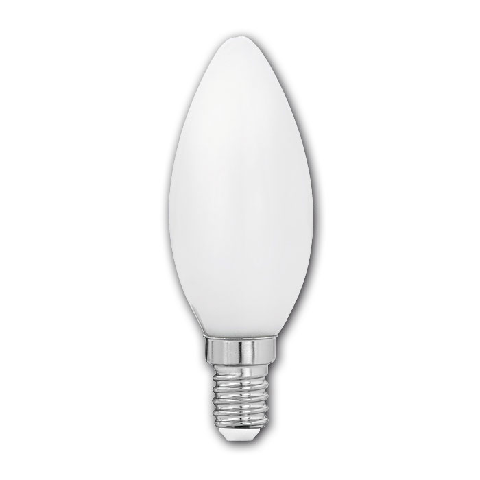 LED Filament Kerzenlampe C35 / 806 lm / 6W / E14 / 220-240V / 360° / 2.700K ww opal