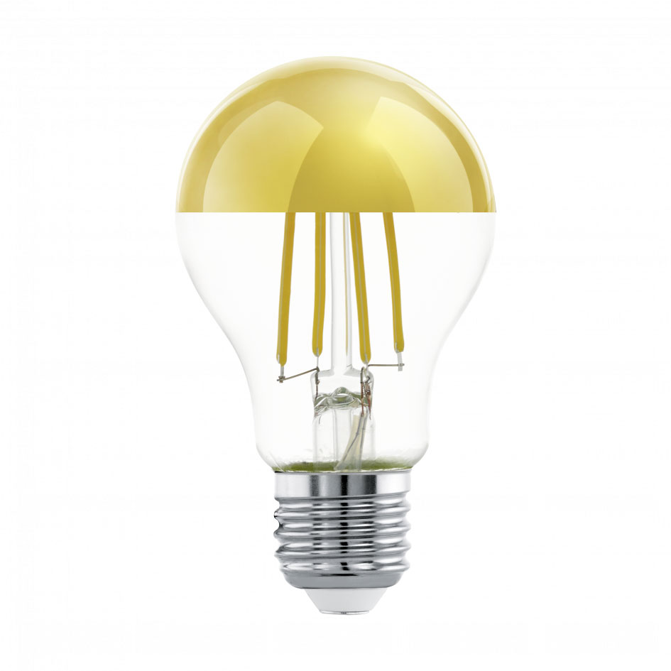LED Filament Kopfspiegellampe A60 gold / 806 lm / 7,3W / E27 / 220-240V / 2.700K / ww