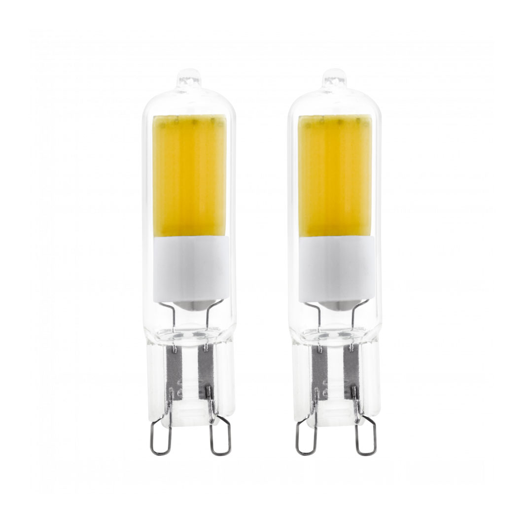 Eglo 2er Packung LED-Stiftsockellampen 200lm / 2W / G9 / 230V / 3.000K / ww