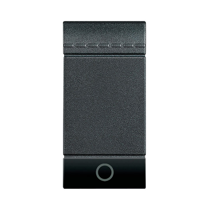 Bticino LivingLight Wippe + Lichtsymbol 1-modulig / anthrazit matt