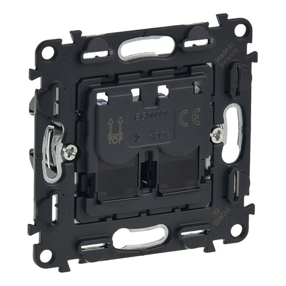 Legrand Datendose 2xRJ45 geschirmt für Valena Life/Allure 6A STP