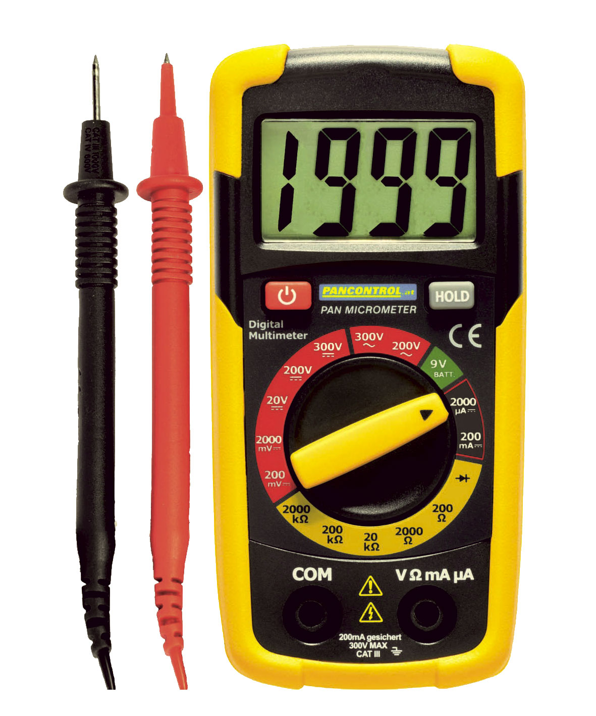 PAN Micrometer Digitalmultimeter CAT III / 300V