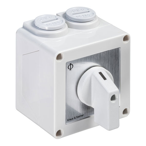 KN-AP-Ausschalter CA10.A201.PFL1 / 2-polig / 60° / 20A / IP65