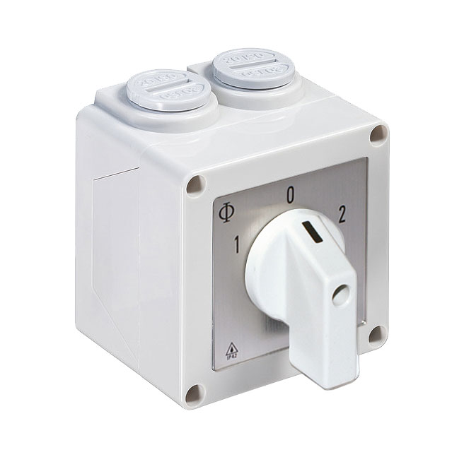 KN-AP-Wendeumschalter CA10.A401.PFL1 / 3-polig / 20A / 60° / IP65