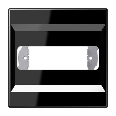 Abdeckung für Trapezsteckverbinder D-Subminiatur für 1 Steckverbinder / Thermoplast schwarz