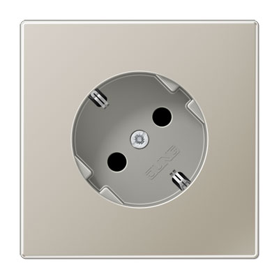 SCHUKO-Steckdose 45° / 16A / 250V / Edelstahl