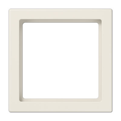 Zwischenrahmen für Geräte / 55 x 55 mm / Thermoplast weiß hochglänzend