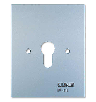 Metall-Abdeckung ohne Symbole / Alu matt