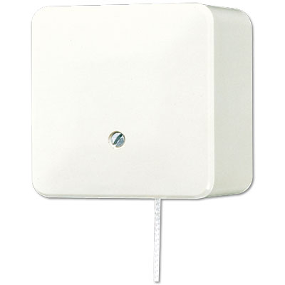 Zug-Wechselschalter 10AX, 250V / Universal Aus-Wechsel / für Wand- und Deckenmontage / weiß